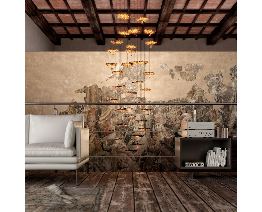 Catellani & Smith Gold Moon Chandelier hanglamp - 4