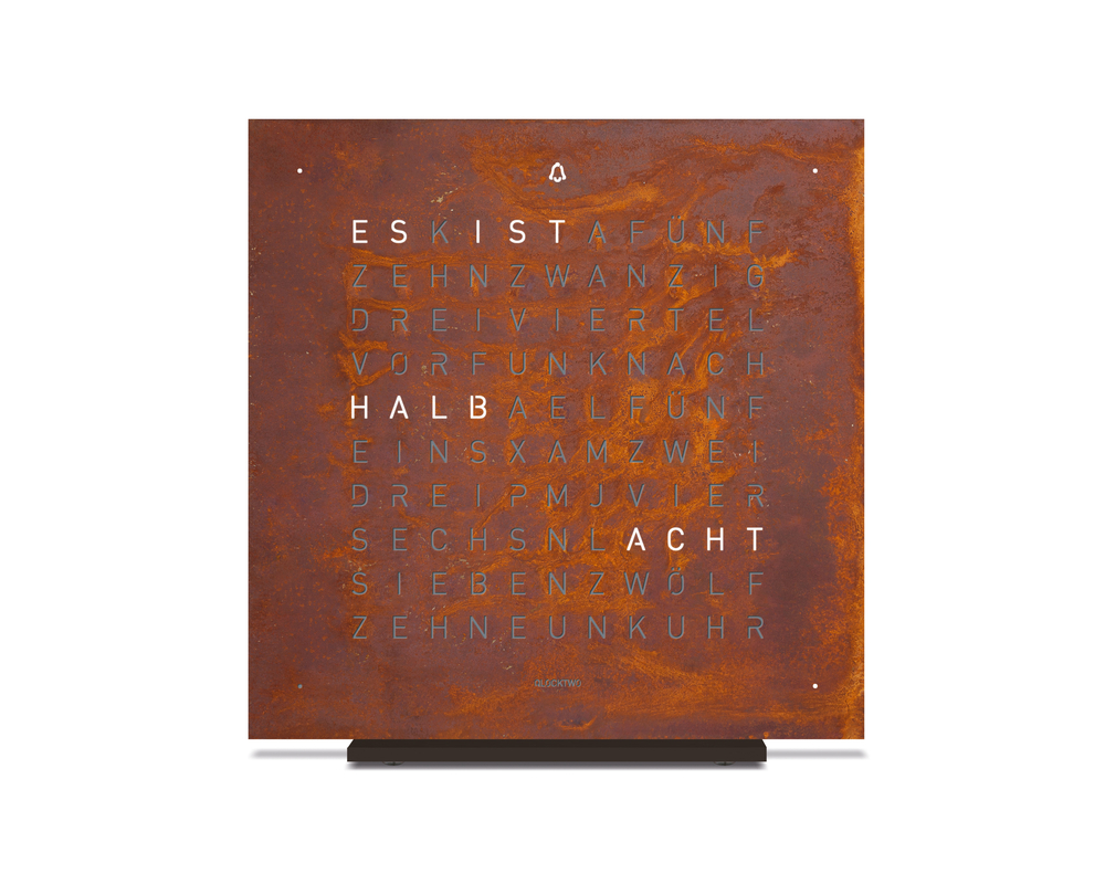 Qlocktwo Touch Pure Corpus zwart Aluminium - 2