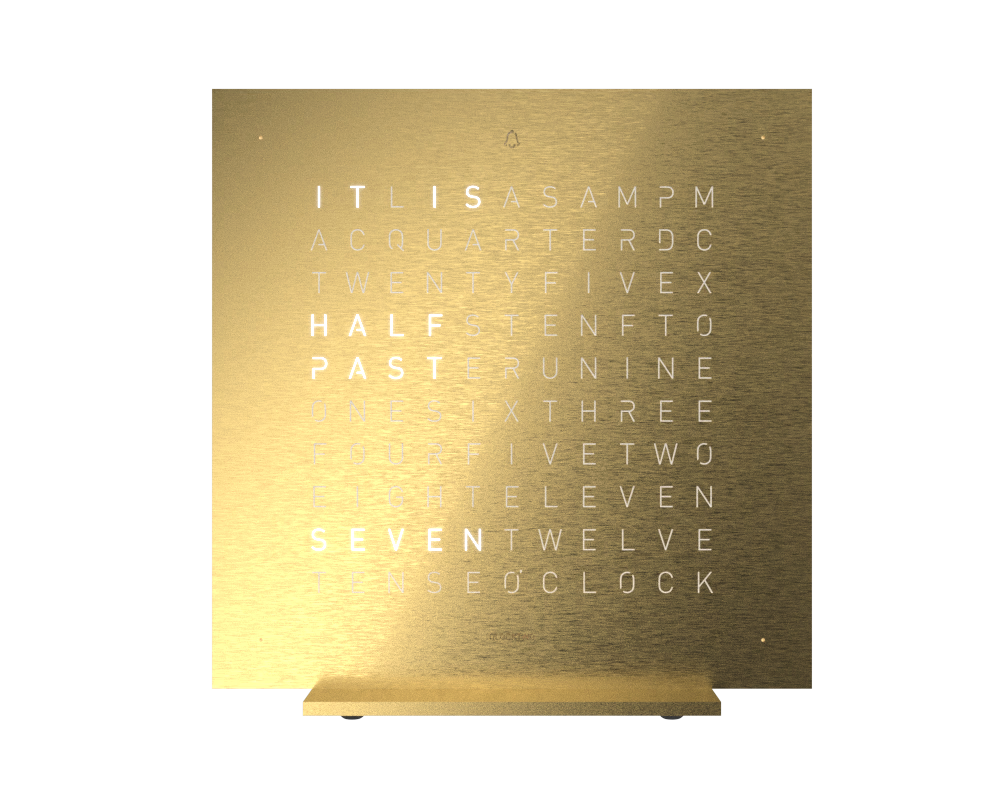 Qlocktwo Touch Pure Golden Legend - 1