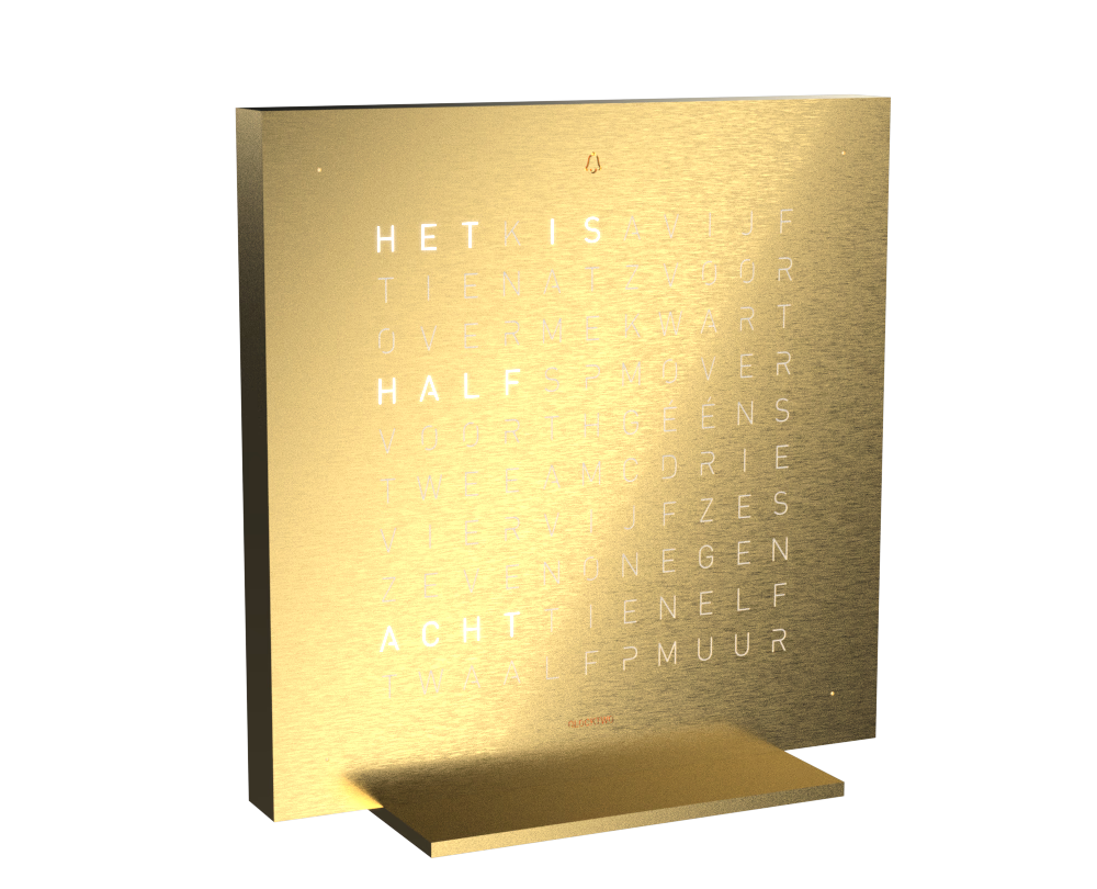 Qlocktwo Touch Pure Golden Legend - 3