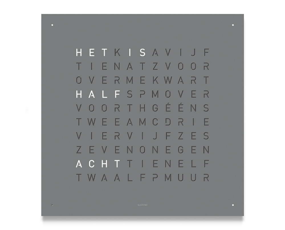 Qlocktwo frontpanelen 45 cm - 11