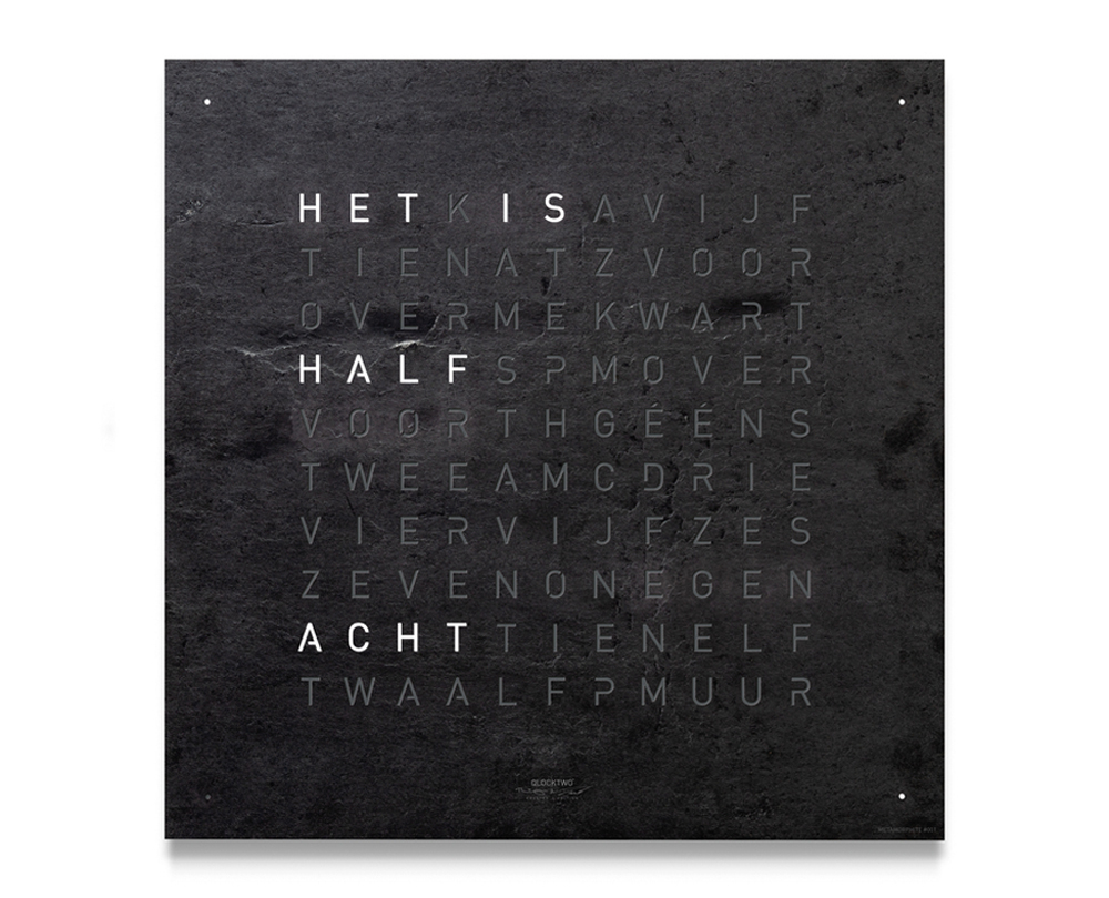 Qlocktwo frontpanelen 45 cm - 7