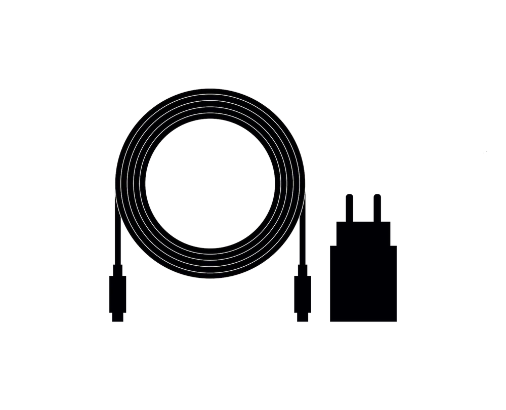 GRAU USB-C Smart Charger Salt tafellamp (kabel + adapter) - 1