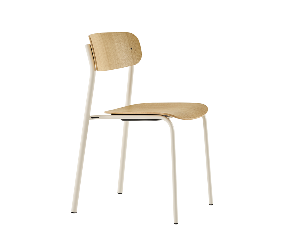 Thonet S 243 stoel met gevormde zitting - 3