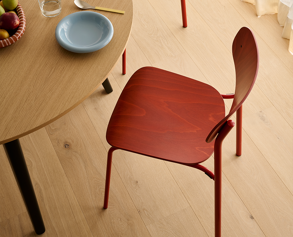 Thonet S 243 stoel met gevormde zitting - 11
