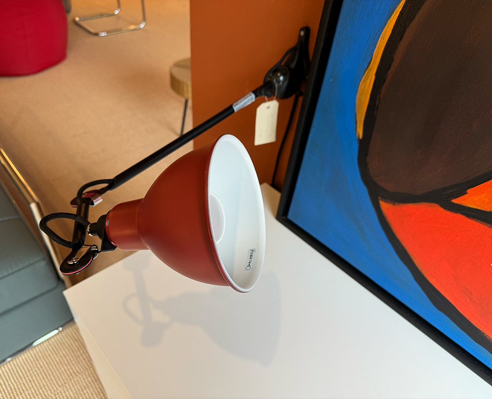 DCW éditions Lampe Gras N222 wandlamp zwart/rood - 7
