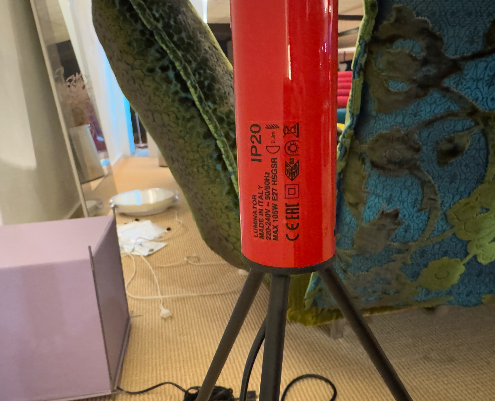 Flos Luminator vloerlamp rood - 6
