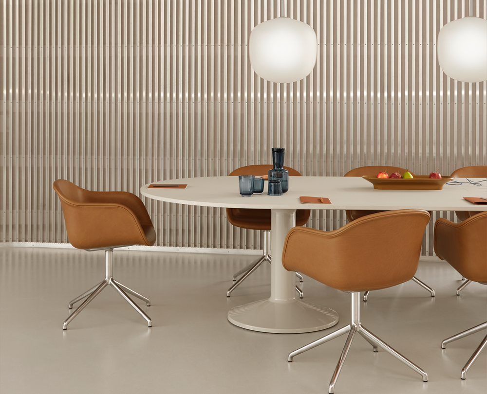 Muuto Midst Conference tafel met 2x oplaadpunt - 4