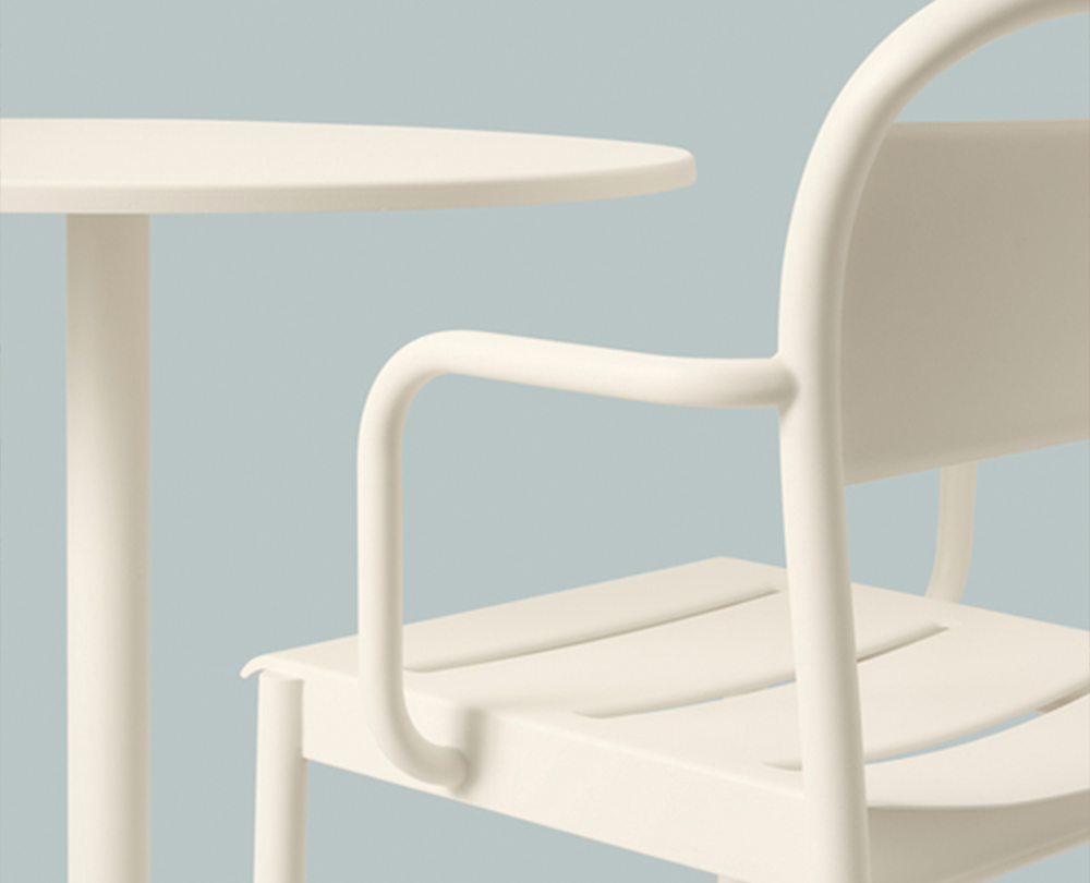 Muuto Linear Steel bistro round tafel - 8