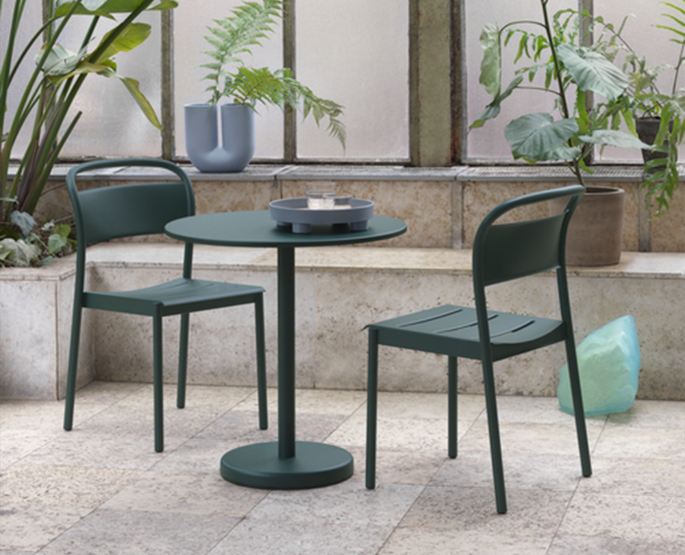 Muuto Linear Steel bistro round tafel - 5