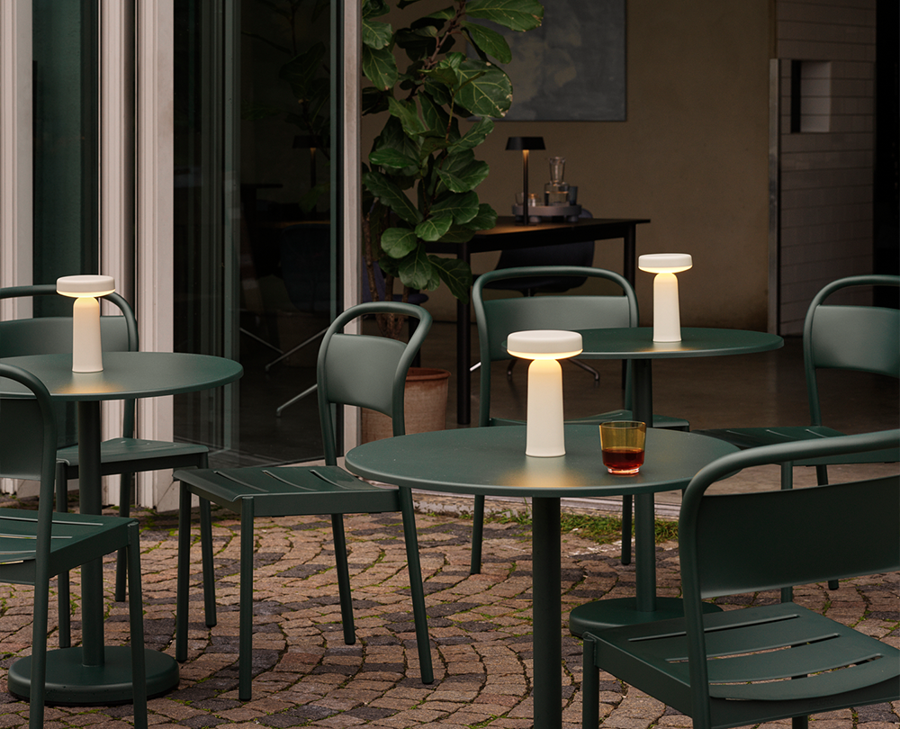 Muuto Linear Steel bistro round tafel - 4
