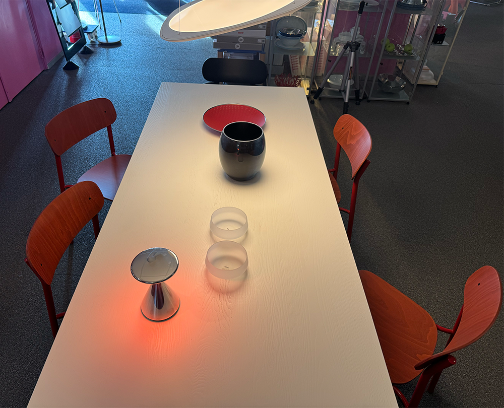 Thonet S 243 Stoel Rood set van 4 - 2