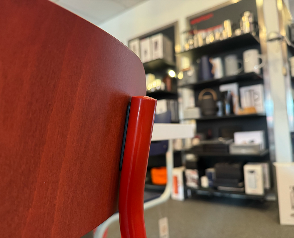 Thonet S 243 Stoel Rood set van 4 - 7