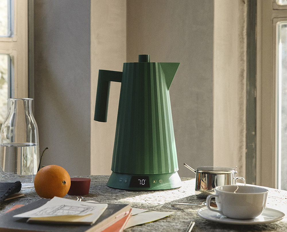 Alessi Plissé instelbare elektrische waterkoker - 11