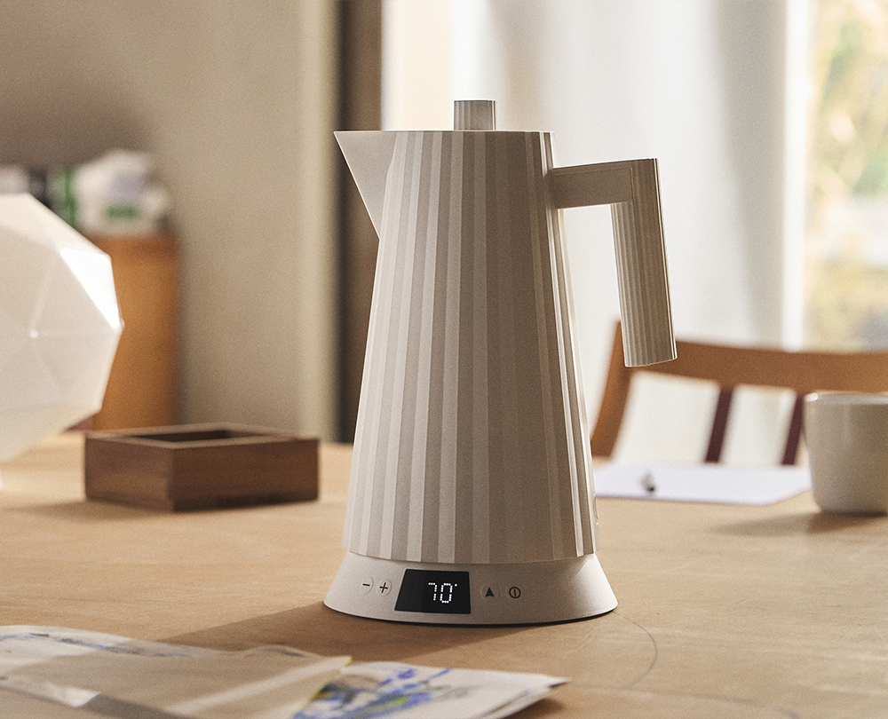 Alessi Plissé instelbare elektrische waterkoker - 10