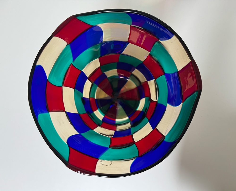Venini Murano Glass Pezzato Vaas 1 - 6