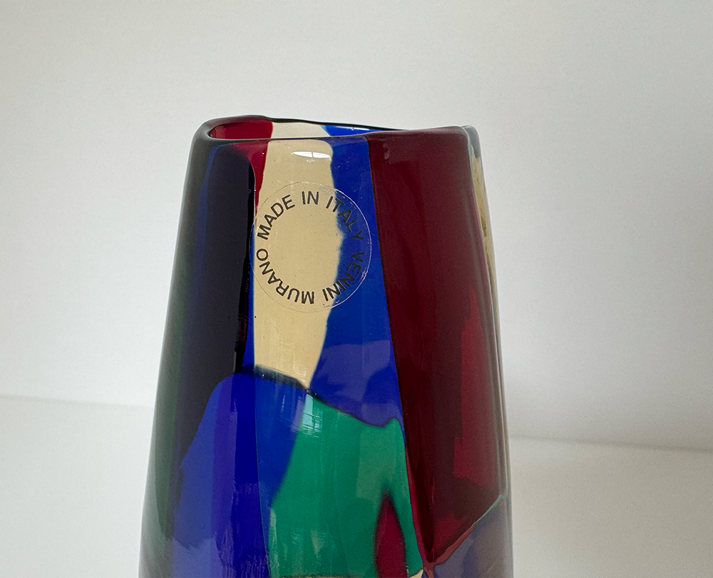 Venini Murano Glass Pezzato Vaas 3 - 4
