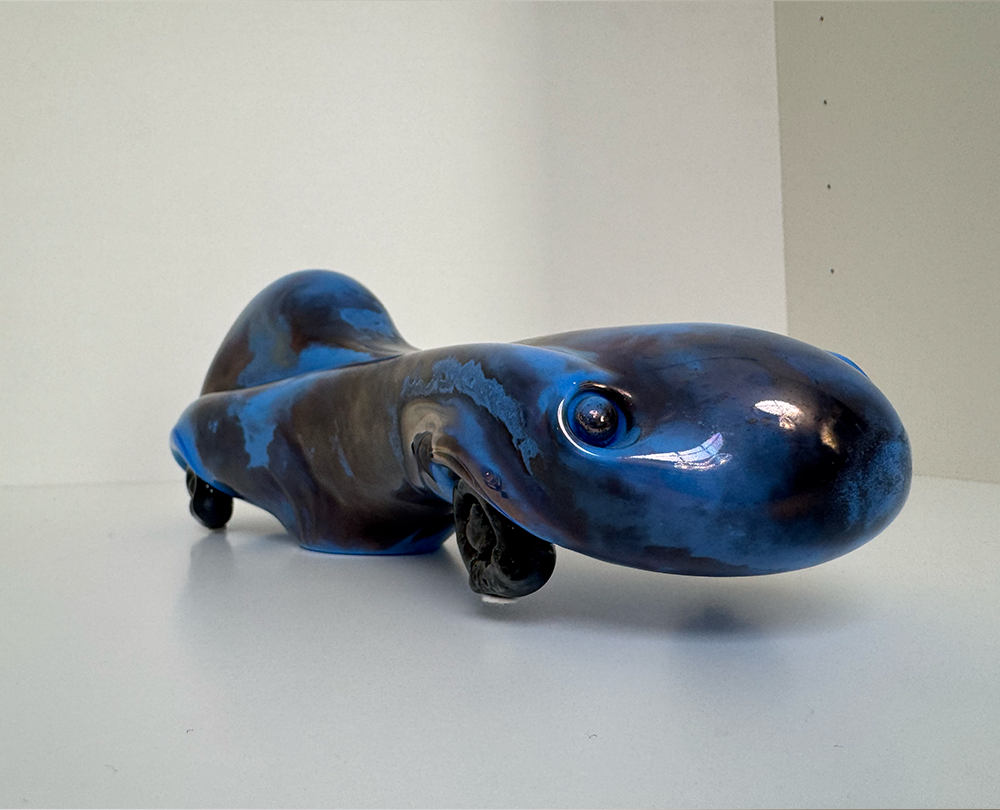Kosta Boda Fonky Car blauw - 2