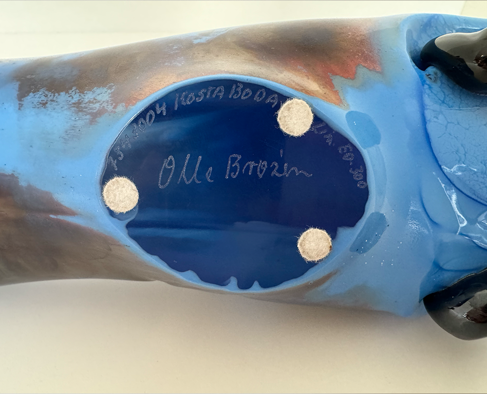 Kosta Boda Fonky Car blauw - 11