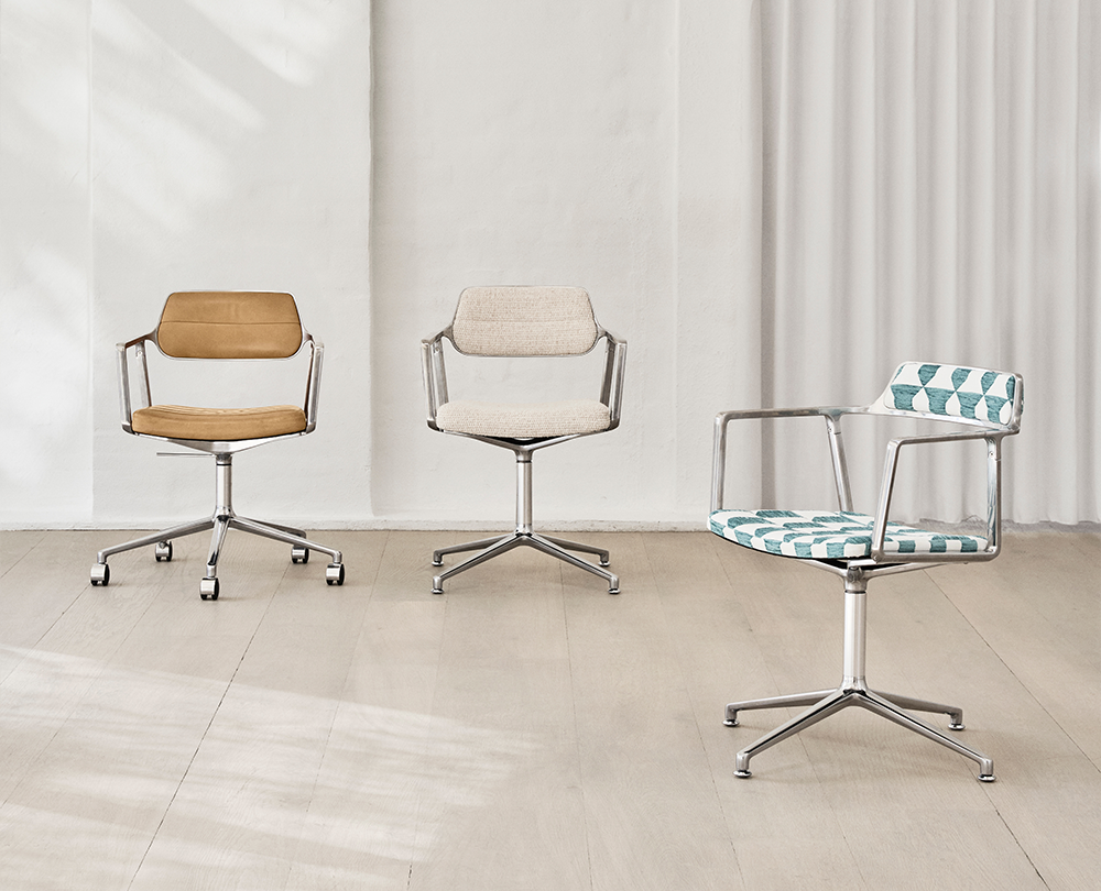 Vipp 452 Lagrasse Swivel stoel zonder wielen - 14