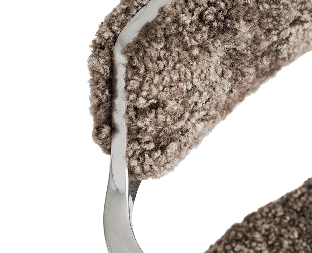 Vipp 452 Curly Edition Swivel stoel zonder wielen - 5