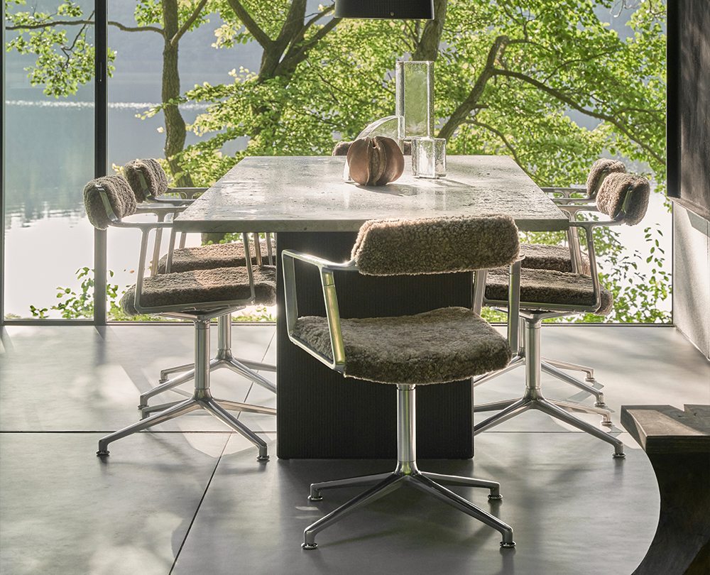 Vipp 452 Curly Edition Swivel stoel zonder wielen - 11