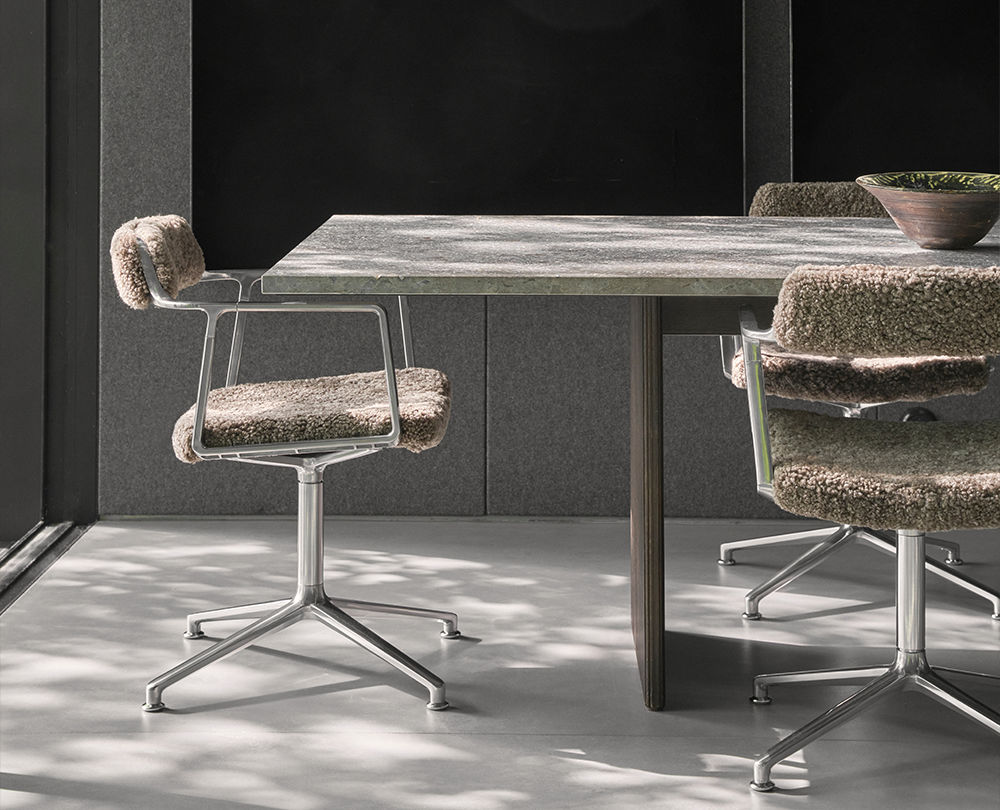Vipp 452 Curly Edition Swivel stoel zonder wielen - 14