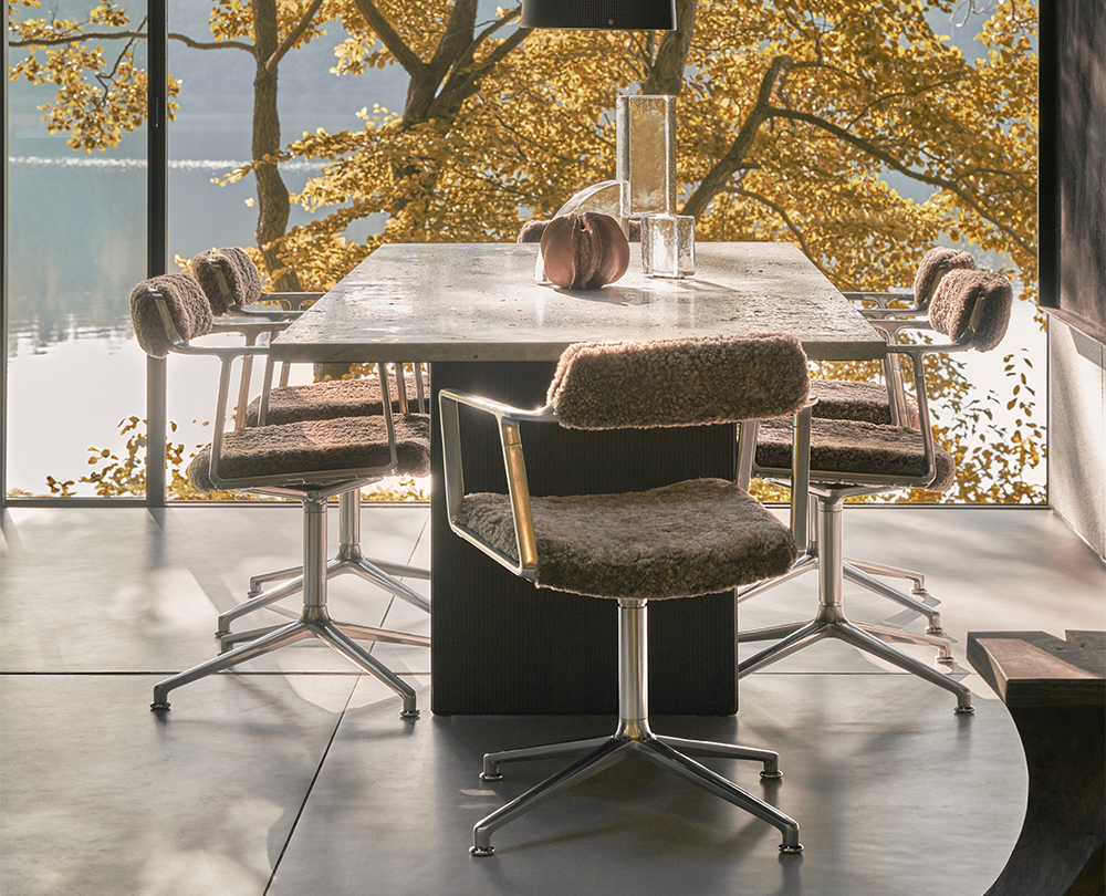 Vipp 452 Curly Edition Swivel stoel zonder wielen - 17