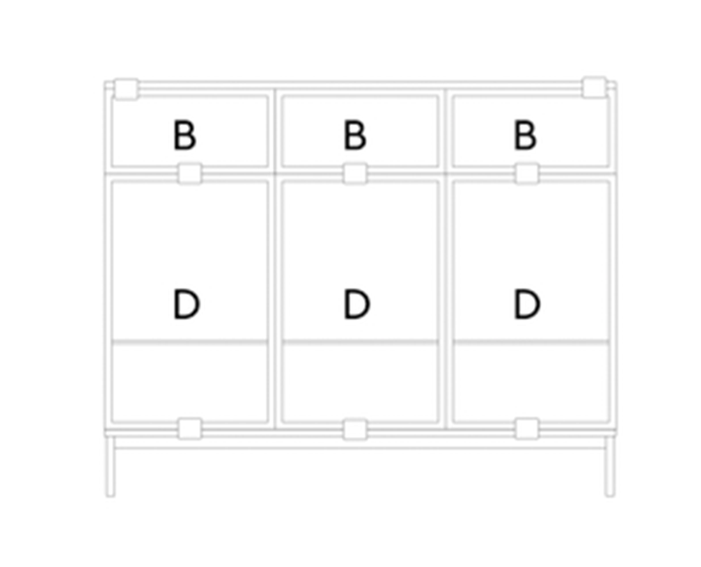 Muuto Stacked Storage System 3 dressoir - 9