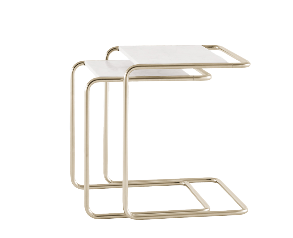 Thonet B 97 Nordic bijzettafel set van 2 - 1