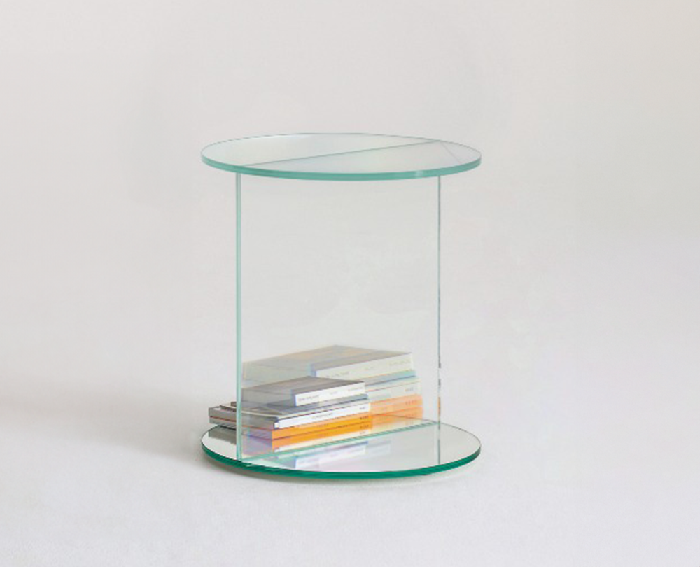 Glas Italia Doble Bijzettafel rond - 1