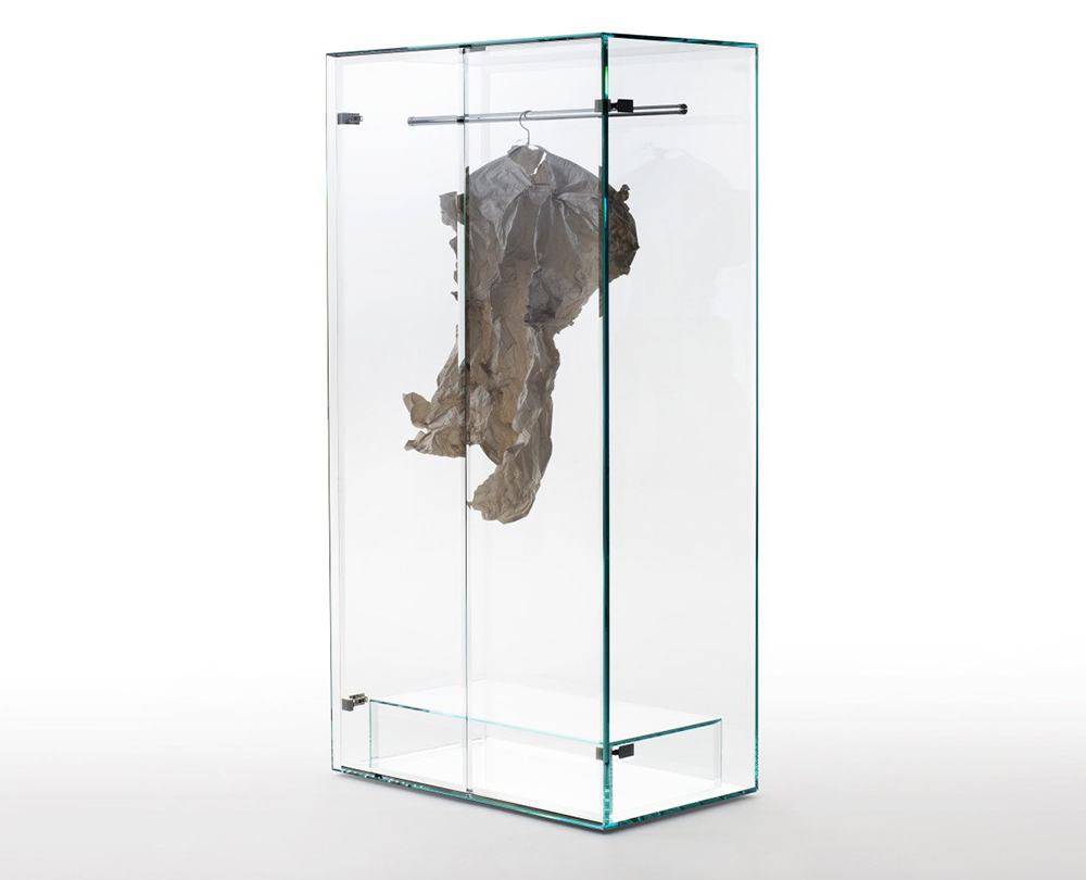 Glas Italia Prism Glass Wardrobe - 1