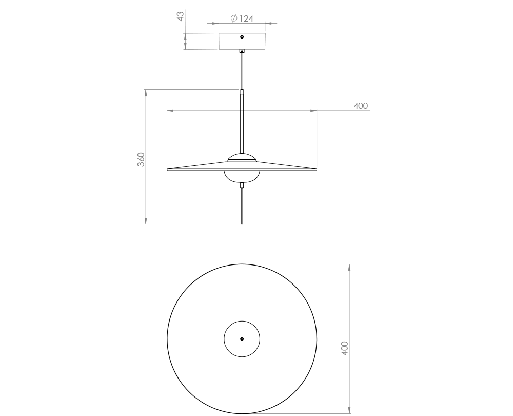 DCW éditions Mono M400 hanglamp - 3