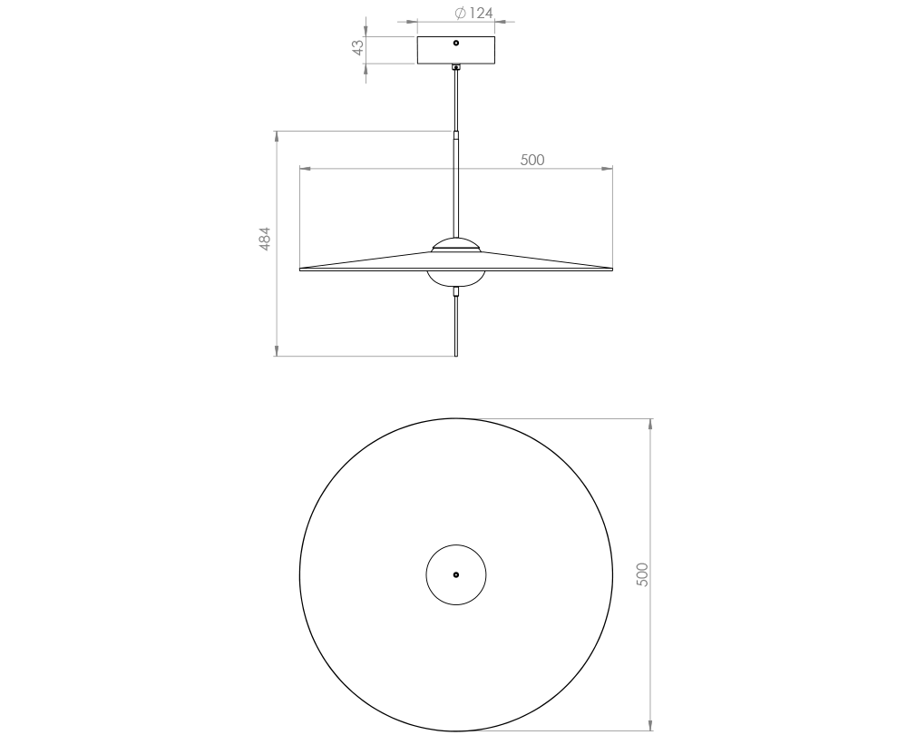 DCW éditions Mono L500 hanglamp - 3
