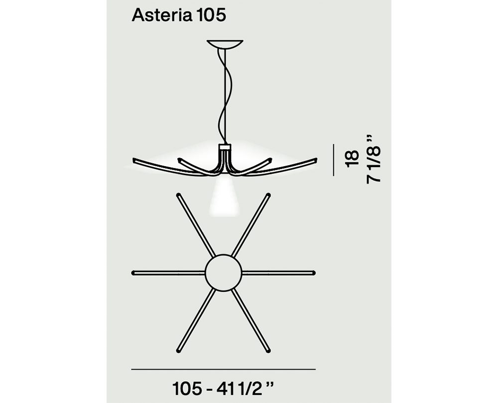 Foscarini Asteria 105 hanglamp - 5