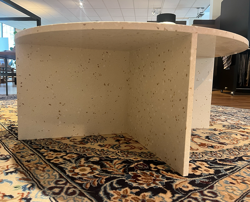 Muuto Halves salontafel off-white terrazzo - 5
