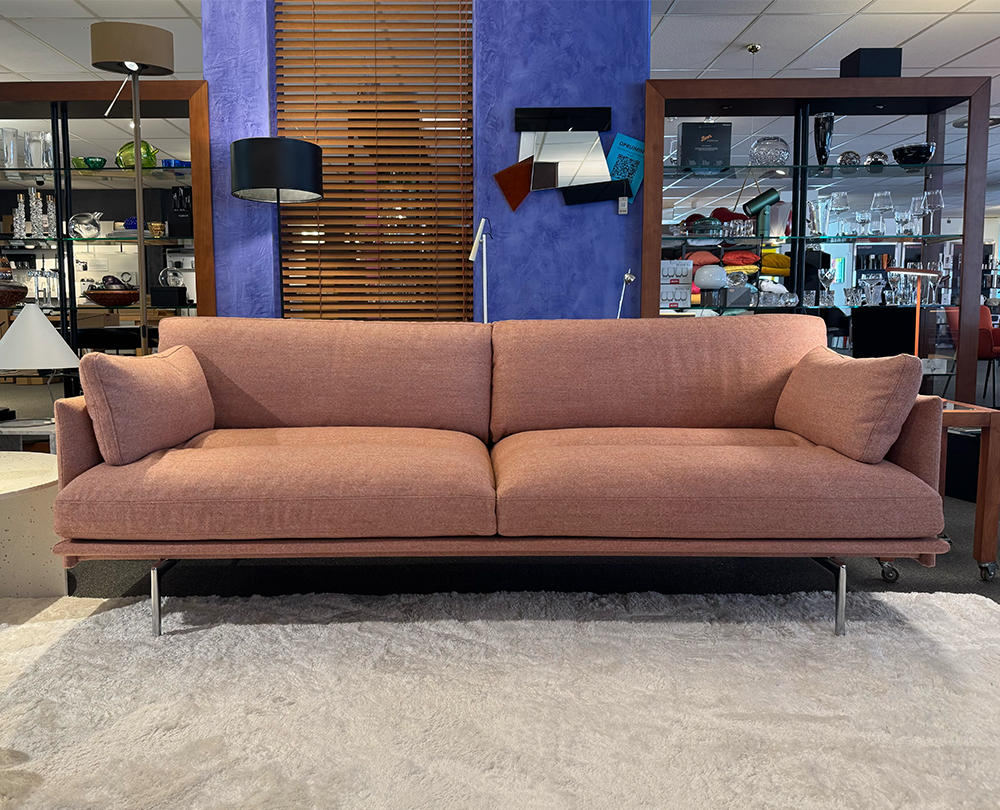 Muuto Outline Soft Sofa 3-zits bank + kussentjes - 1