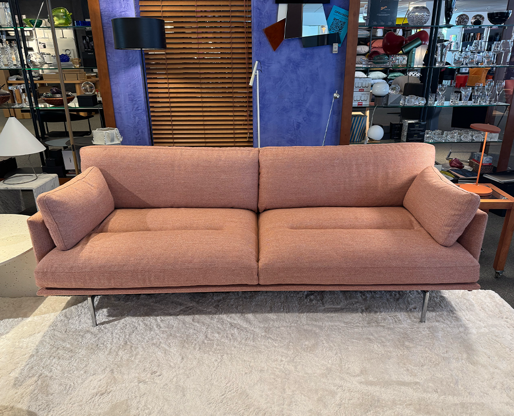 Muuto Outline Soft Sofa 3-zits bank + kussentjes - 2