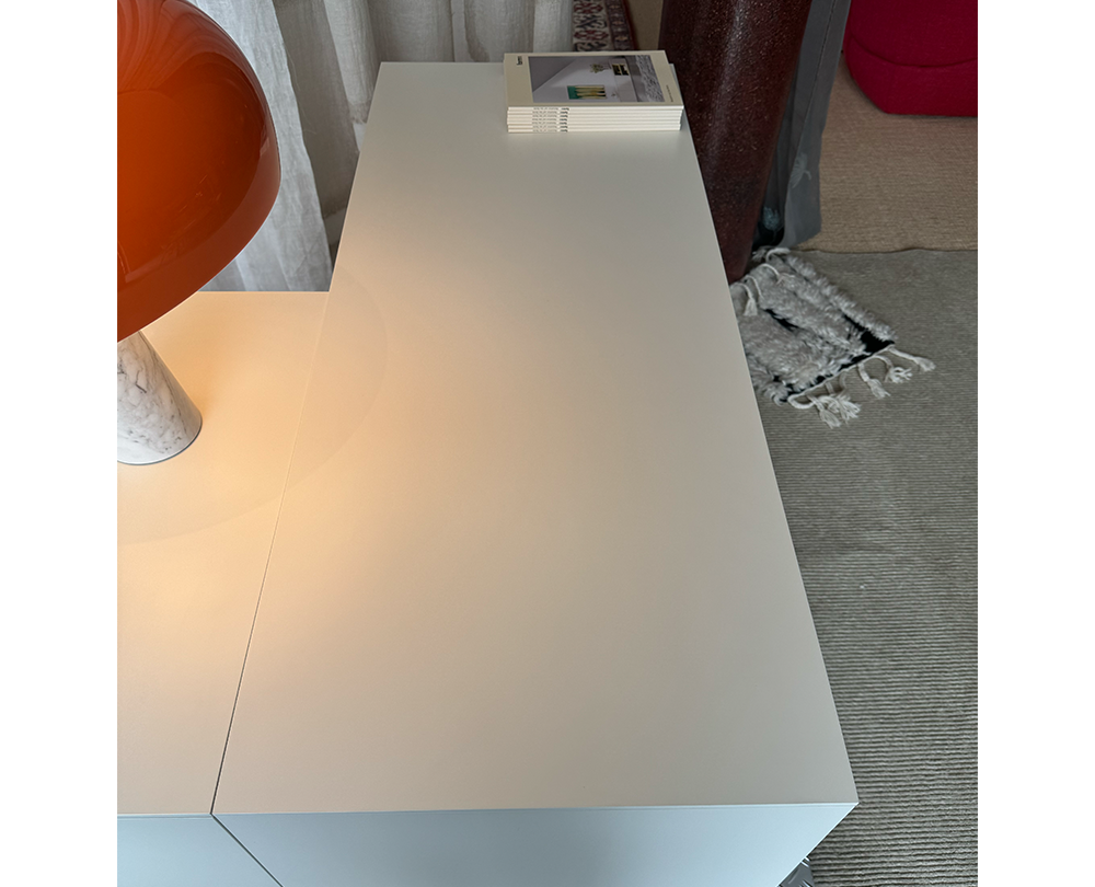 Form1 kast met deuren laag wit 120 cm - 6
