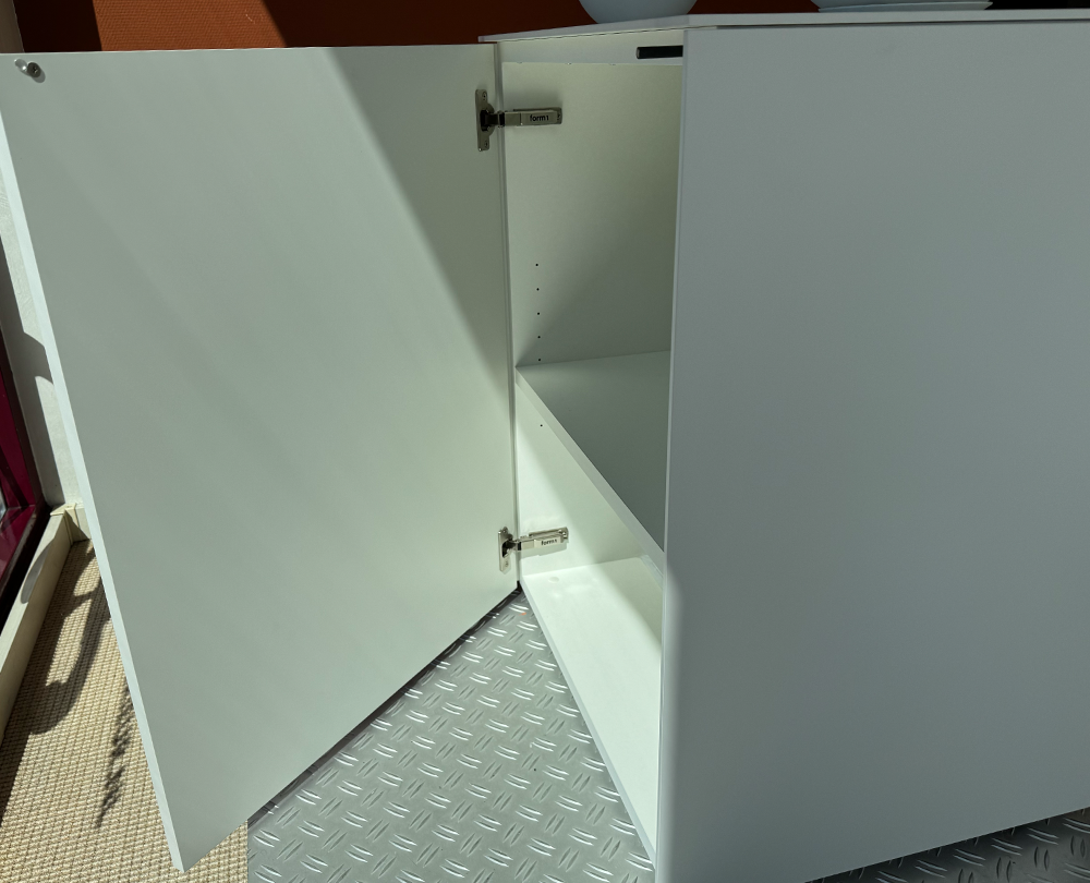 Form1 kast met deur laag wit 60 cm - 6