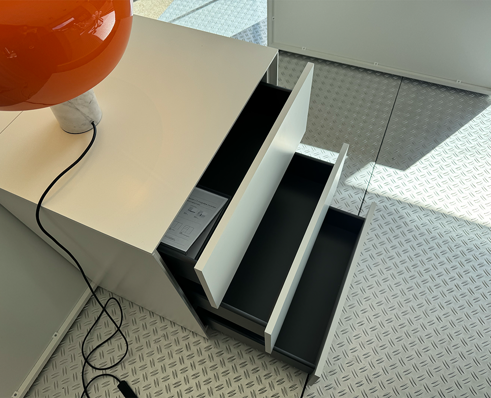 Form1 kast met lades laag wit 60 cm - 3