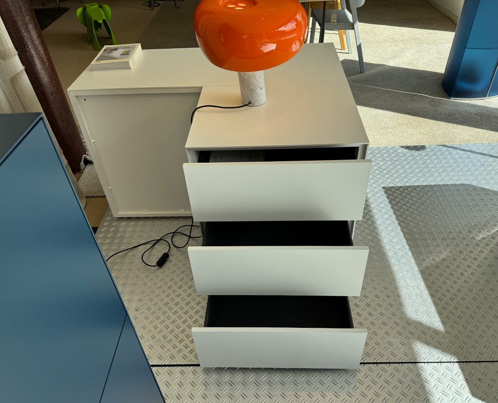 Form1 kast met lades laag wit 60 cm - 2