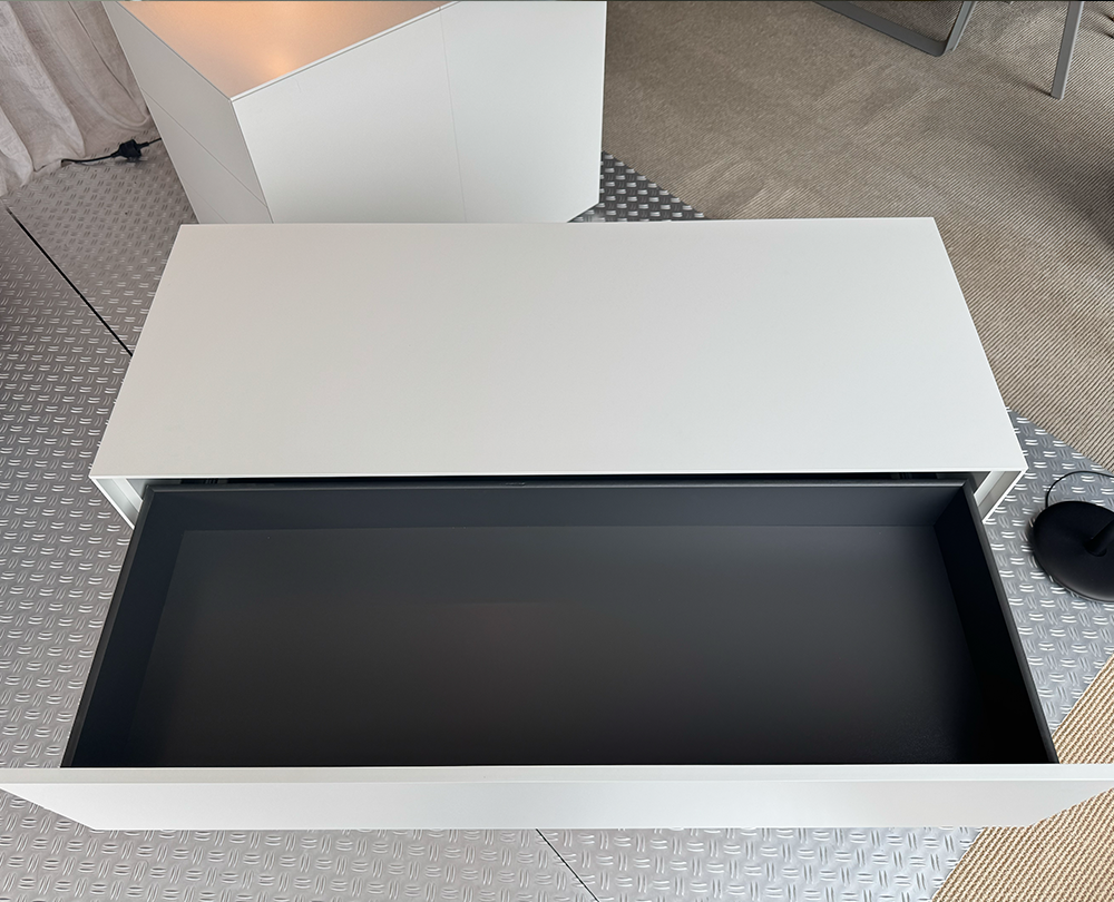 Form1 kast met lades laag wit 120 cm - 5