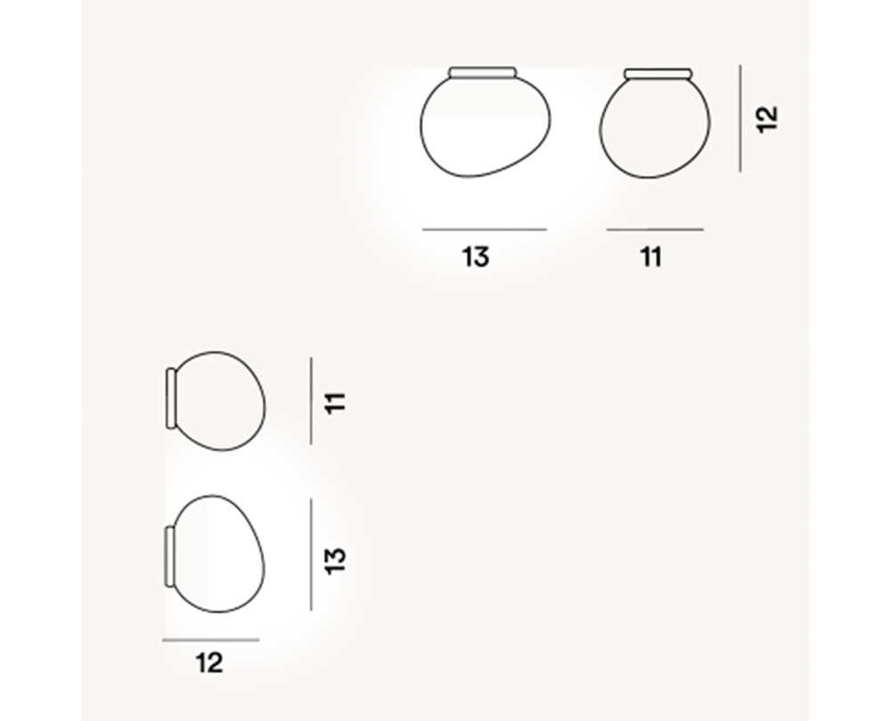 Foscarini Gregg piccola Mirror wandlamp wit - 10