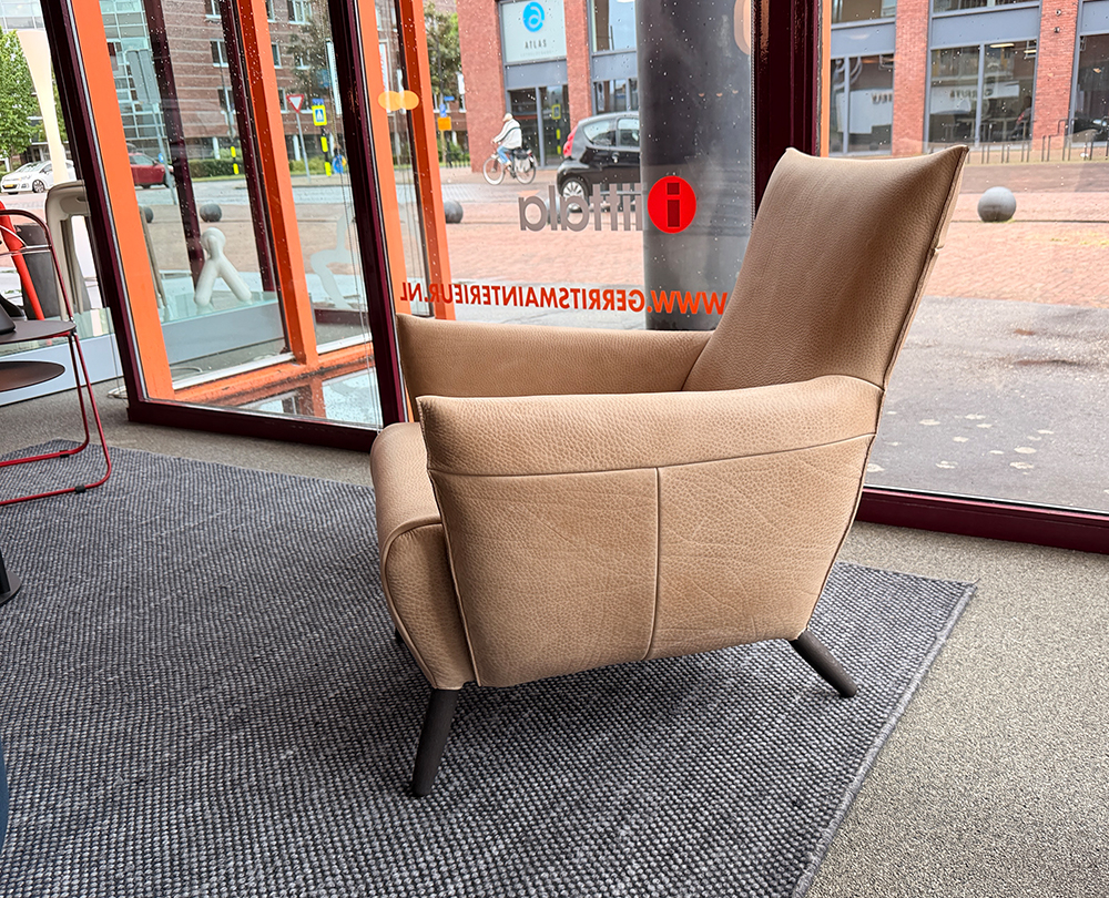 Label Van den Berg Cheo in leder Rex old oak - 3