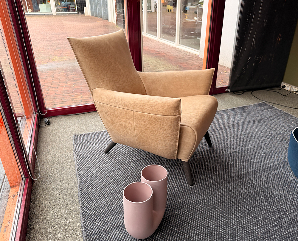 Label Van den Berg Cheo in leder Rex old oak - 4