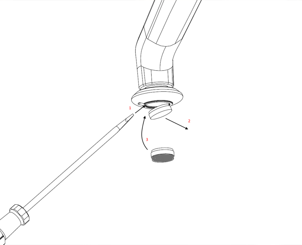 Vipp 89F Swivel stoel vilt vloerglijders (4x) - 2