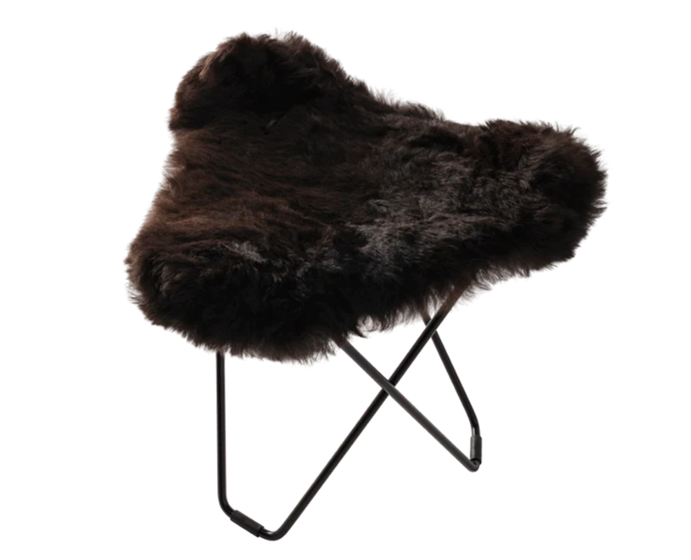 Cuero Shorn Iceland Mariposa kruk - 3