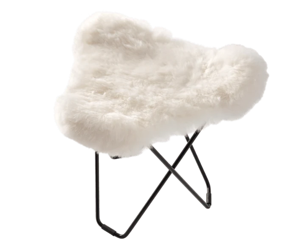 Cuero Shorn Iceland Mariposa kruk - 2