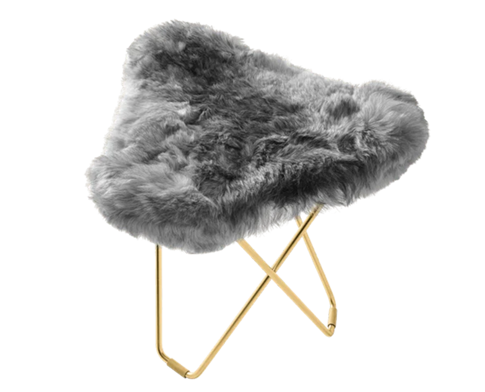 Cuero Shorn Iceland Mariposa kruk - 5